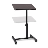 thumbnail of Relaxdays Laptoptisch höhenverstellbar, Laptopständer Holz, mit Rollen, drehbar, HxBxT: 95 x 60 x 40,5 cm, schwarz
