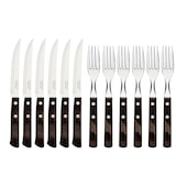 thumbnail of Tramontina posate tavola Classic acciaio inox marrone Set 12 Pezzi