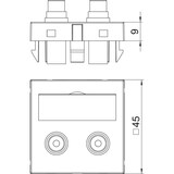 thumbnail of OBO Bettermann Multimediaträger MTG-2R L AL1 6105048