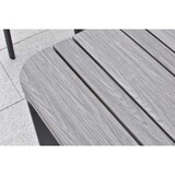 thumbnail of Merxx Pisa Set 7tlg., 6 Stapelsessel, 1 Tisch 160 x 90 cm, Aluminium, graphit