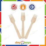 thumbnail of DayBays 500 Stk. Holzlöffel 16 cm Einweg Löffel aus Holz Geschmacks- und Geruchsneutral