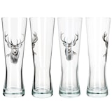 thumbnail of Alois 6er Set Weizenglas 0,5 L Hirschmotiv Geschenkverpackung