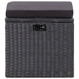 thumbnail of vidaXL 6-delige tuin loungeset met kussens poly rotan zwart