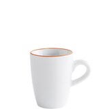 thumbnail of KAHLA 574732A69970C Pronto Line Espresso-Obertasse hoch 0,10 l Line sunset orange | Espressotasse mit oranger Linie aus Porzellan