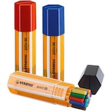 thumbnail of STABILO point 88 Fineliner 0.4 mm Nadelspitze Farbig sortiert 20 Stück