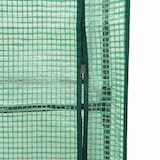 thumbnail of vidaXL Hochbeet mit Gewächshaus-Aufsatz Rattan-Optik 120x40x123 cm