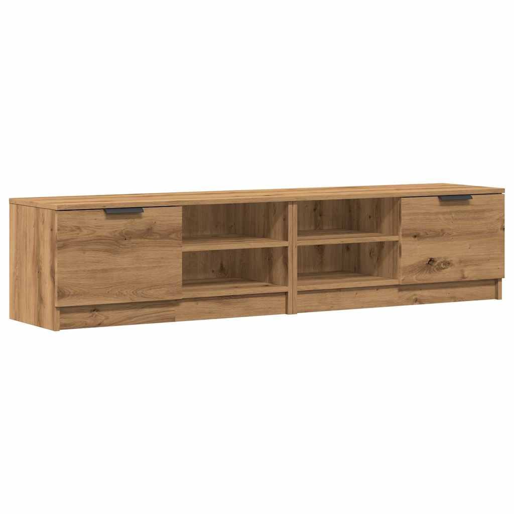 vidaXL TV-Schränke 2 Stk. Artisan-Eiche 80x35x36,5cm Holzwerkstoff