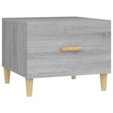 thumbnail of vidaXL Couchtisch Grau Sonoma 50x50x40 cm Holzwerkstoff