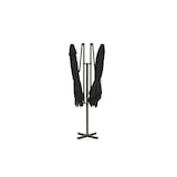 thumbnail of METRO PROFESSIONAL Ombrellone quadrato a doppio braccio, acciaio, 2.5 x 2.5 m, idrorepellente, grigio antracite