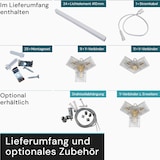 thumbnail of LUXULA LED Dekoleuchte LX300331 192 W 6500 K kaltweiß weiß