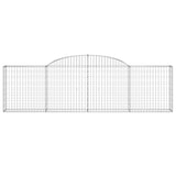 thumbnail of vidaXL Gabionen mit Hochbogen 5 Stk. 300x30x80/100 cm Verzinktes Eisen