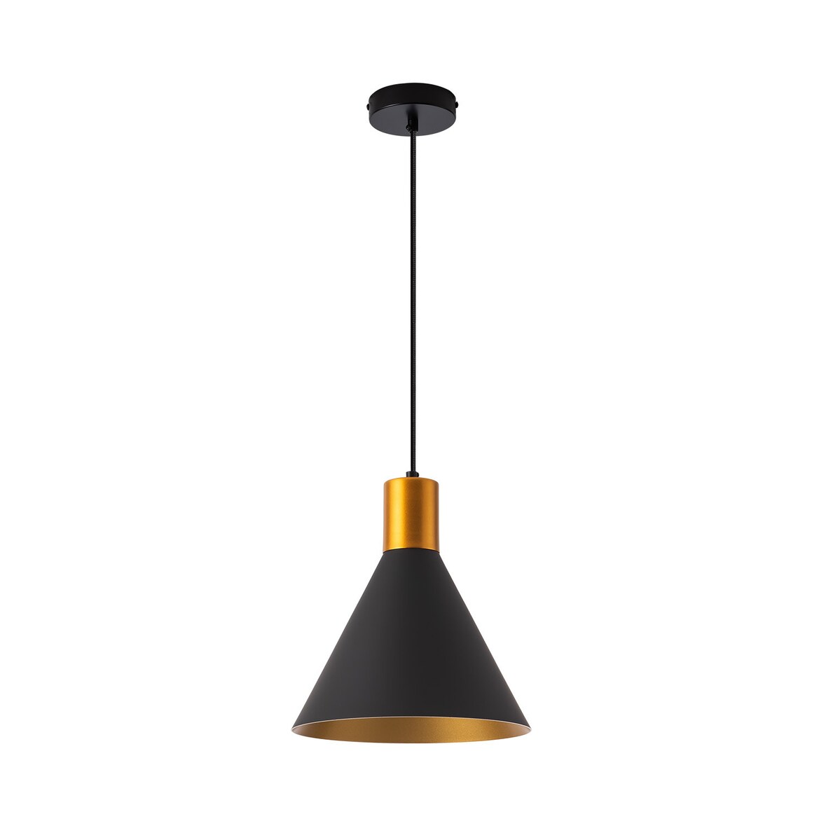 efectoLED Lámpara Colgante Metal Orbat Negro