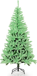 thumbnail of COSTWAY 180 cm künstlicher Weihnachtsbaum, leuchtet im Dunkeln, Tanne mit 692 Zweigspitzen und Metallständer, grün