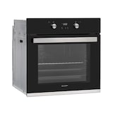 thumbnail of SHARP Pyrolyse Backofenset S1-61D27ITK-DE, Einbauherdset (Induktion-Glaskeramik-Kochfeld, A, 69 Liter)