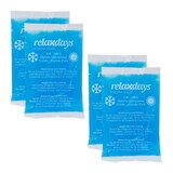 thumbnail of Relaxdays Kühlpads, 4er Set, Kalt-Warm-Kompressen, 9 x 15 cm, Erste Hilfe, wiederverwendbare Gelkühlkompressen, blau