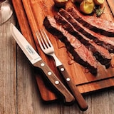 thumbnail of Tramontina Steakgabel GAUCHO, 6 Stück, Edelstahl, Holzgriff FSC, spülmaschinenfest