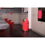 thumbnail of PROREGAL Stilvoller eleganter Abfalleimer mit starkem Fußpedal und verzinktem Inneneimer | 33 Liter, HxBxT 70x38x37,5cm | Rot