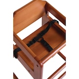 thumbnail of Chaise haute en bois Bolero finition bois foncé