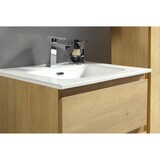 thumbnail of Alpenberger Badmöbel Waschbecken mit Unterschrank | Waschtisch mit Hochschrank und LED Badspiegel | Badezimmermöbel Waschbeckenunterschrank Badschrank