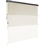 thumbnail of tectake Estor vertical ELOISE con 2 soportes de pared - 180 x 250 cm beige