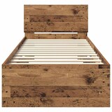 thumbnail of vidaXL Bettrahmen mit Kopfteil Altholz 75 x 190 cm Holzwerkstoff