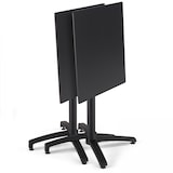 thumbnail of Vierkante verstelbare tuintafel (60x60 cm) zwart - Oviala