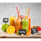 thumbnail of Securit® Lot de 6 Portes-étiquettes en bois + 6 Étiquettes Ardoises – Feutre-craie inclus