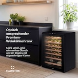 thumbnail of Klarstein Bevora Weinkühlschrank freistehend | 6 Einschübe | 128 Liter | 48 Flaschen | 54 cm Schwarz