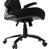 thumbnail of EN 1335-zertifizierter Bürostuhl – ergonomischer, verstellbarer Drehstuhl mit Kopfstütze und Armlehnen - Schwarz