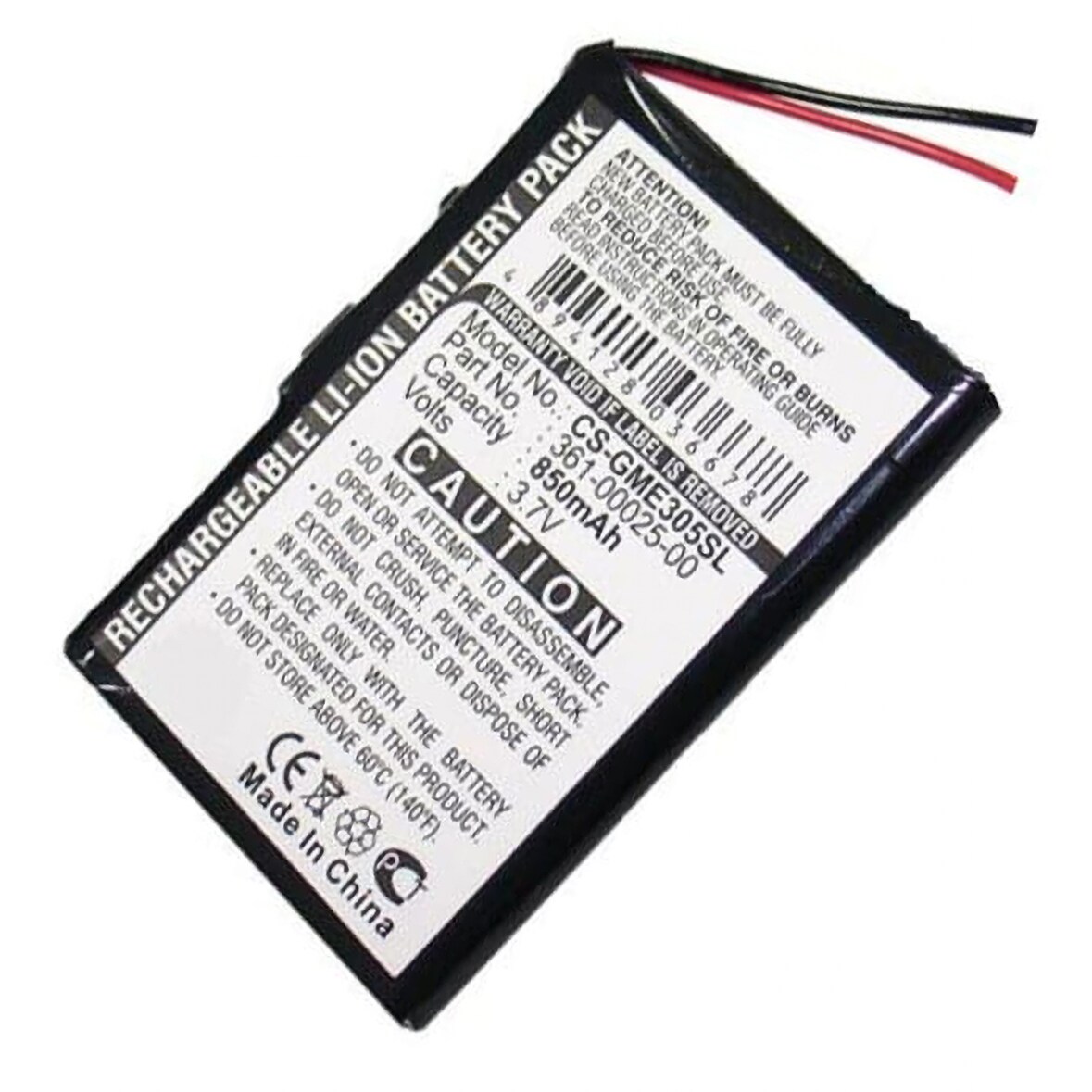 Akku kompatibel mit Garmin Edge 305