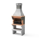 thumbnail of MF - Grillkamin Modell Maipu XL (Grau, Orange - 86,5 x 58 x 245 cm) REF: 3531/3 - Für Außenbereich