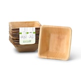 thumbnail of greenbox - Palmblatt Schalen "Palmware®" 300 ml, quadratisch, 25 St.