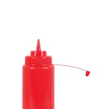thumbnail of METRO PROFESSIONAL Botella dispensadora para salsas hs032, polietileno/polipropileno, Ø 8 x 26,5 cm, 1025 ml, con tapón, rojo