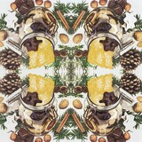 thumbnail of Home Fashion, Hot Chocolate & Cookies, Cocktail-Servietten 25 cm x 25 cm, im Viertelfalz, 2 Designs je Packung, 20 Stück pro Pack