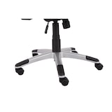 thumbnail of SIGMA Chaise de bureau SC401, plastique, hauteur d'assise réglable, noir/argenté