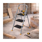 thumbnail of Escabeau 3 marches pliable Charge 150kg Marche pied anti-dérapant Bricolage Maison Chantier INTEC