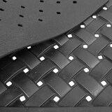 thumbnail of Rubber deurmat Weave halfrond - 56 x 91 cm