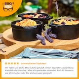 thumbnail of BBQ-Nerd® Mini Dutch Oven | Kleiner Gusseisentopf mit Deckel 11x5cm für Grill, Feuerstelle, Backofen, Herd ? Serviertopf Kochtopf Schmortopf