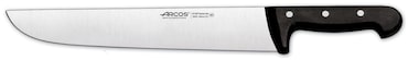 Arcos Faca de Talhante, Lâmina de Aço Inoxidável NITRUM 300 mm, Cabo de Polioximetileno (POM), Cor Preto