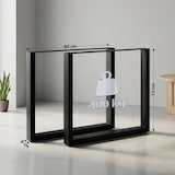 thumbnail of Lot de 2 pieds de table Ilkan Noir /80 cm