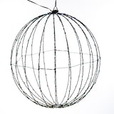 thumbnail of LED Drahtkugel Leuchtkugel 50cm 220 bunte LED Farbwechsel Innen Außen