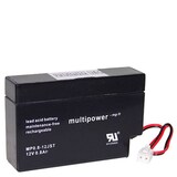 thumbnail of MP0,8-12 Multipower Blei-Akku mit JST Stecker, MP0.8-12S