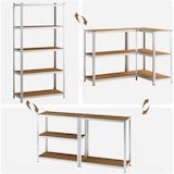 thumbnail of Estantería Metalica Modular 5 Estantes  sin Tornillos 180x90x40 cm 175 kg por Balda