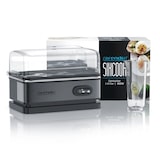 thumbnail of Arendo Eierkocher 6-fach, 400 W, Edelstahl, Warmhaltefunktion, Härtegrad einstellbar, für 6 Eier, grau