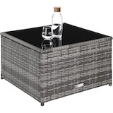 thumbnail of tectake Wicker Loungeset Verona - UV-bestendig Materiaal - Moderne Hoekbank - Comfortabele Zitkussens - Grijs voor Buiten