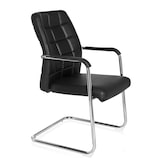 thumbnail of Konferenzstuhl / Freischwinger / Stuhl FLEXO V PU schwarz hjh OFFICE