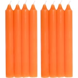thumbnail of COM-FORT HOUSE- Vela de mesa Naranja - Pack velas de 8 Unidades - Velas Decorativas Sin Perfume - Velas para tu Hogar