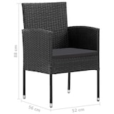 thumbnail of Helloshop26 - Juego de comedor de jardín exterior negro de 9 piezas 02_0014115