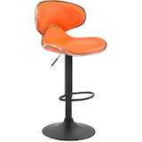 thumbnail of 2er Set Barhocker Las Vegas Kunstleder orange/schwarz