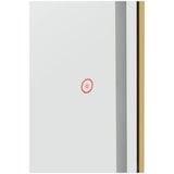 thumbnail of Helloshop26 - Poste de coiffure miroir éclairage led ultra-plat ovale 70 x 4 x 180 cm verre acier doré 14_0009651